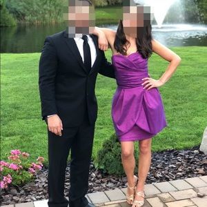 Purple Jessica McClintock dress